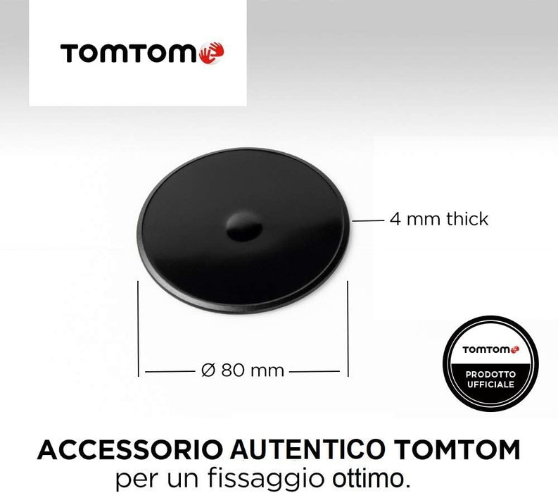 TomTom L131450 Sat Nav Adhesive Dashboard Mount Disks for All Sat Nav Models , Black