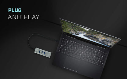 i-tec HUB USB-C con Ethernet 10/100/1000 Mbps e 3 Porte USB 3.0 in Alluminio