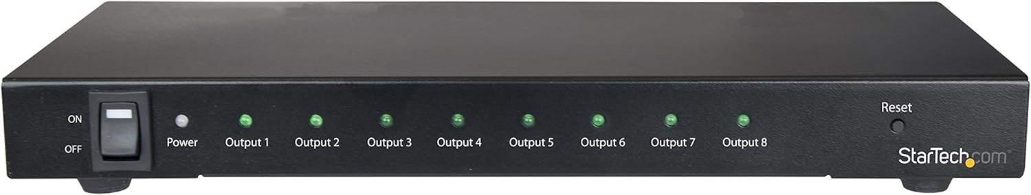 Startech.Com 4K 60Hz Hdmi Splitter - 8 Port - Hdr Support - 7.1 Surround Sound Audio - Hdmi Distribution Amplifier - Hdm