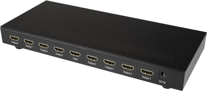 Startech.Com 4K 60Hz Hdmi Splitter - 8 Port - Hdr Support - 7.1 Surround Sound Audio - Hdmi Distribution Amplifier - Hdm