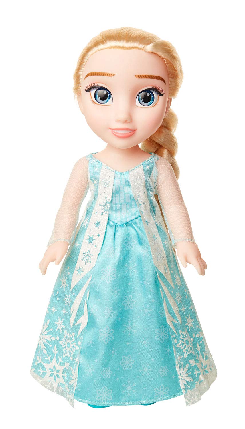 Disney Frozen Elsa Doll with Movie Inspired Icy Blue Outfit, Blue Shoes and Long Braided Hair Style - Approximately 14 inches Tall, For Girls Ages 3 Year and Up