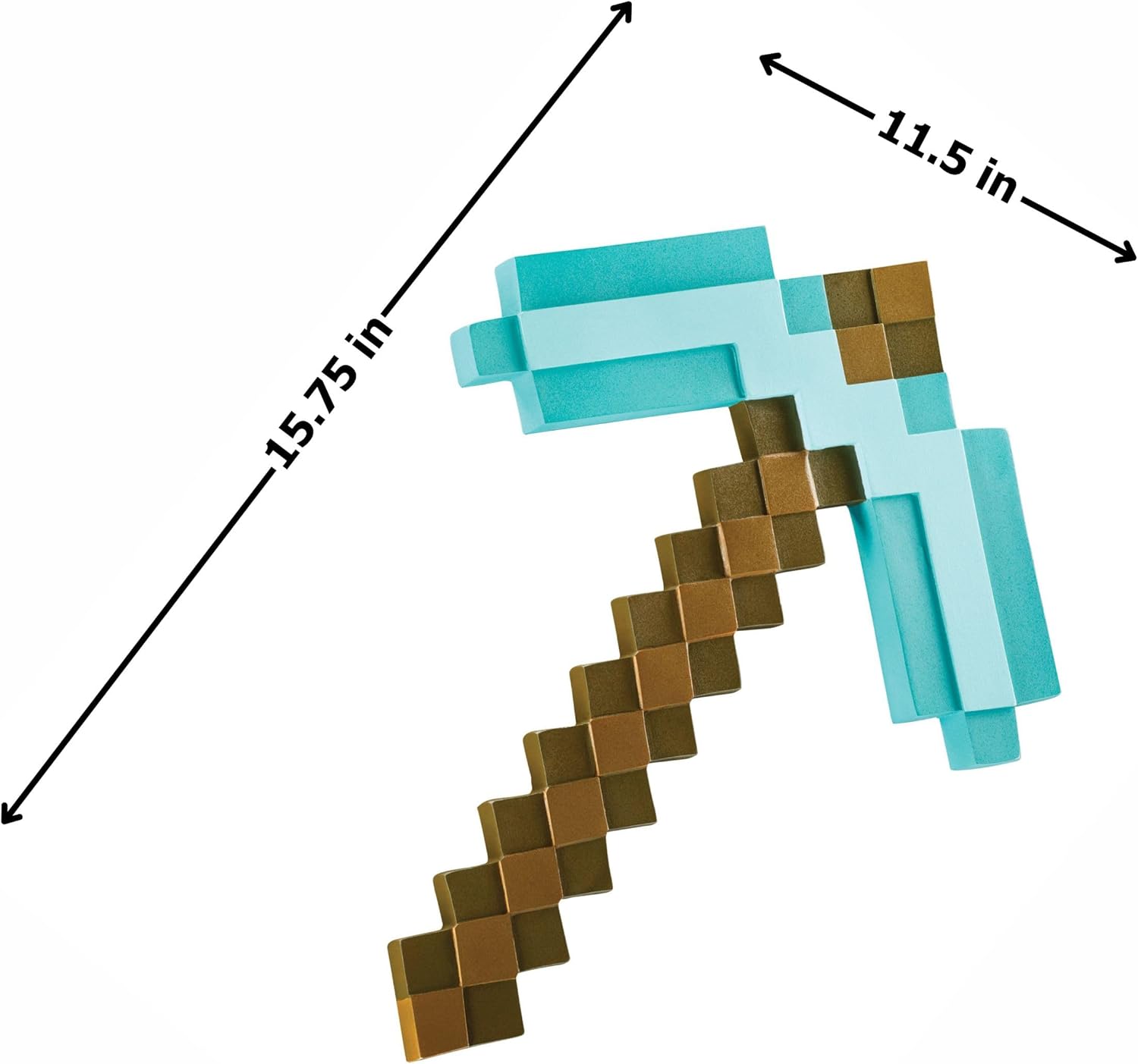 Disguise Minecraft Pickaxe Costume Accessory, One Size, for 48 months to 144 months 1 Count (Pack of 1) Blue