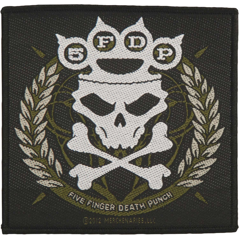 Five Finger Death Punch Sew On Patch: Knuckles Crown