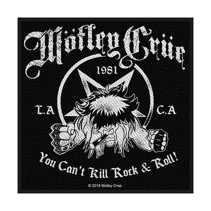 Motley Crue - You Cant Kill Rock & Roll Patch 10cm x 9.5