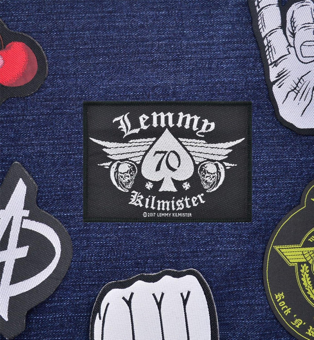 Motorhead Lemmy 70 Black Patch