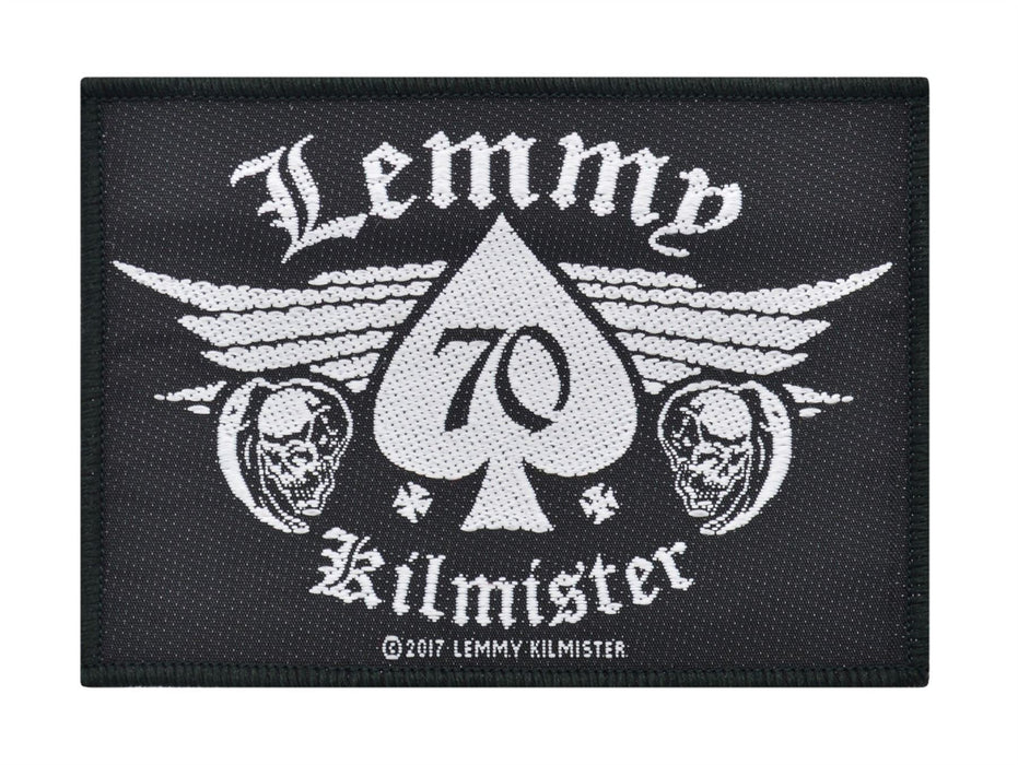 Motorhead Lemmy 70 Black Patch