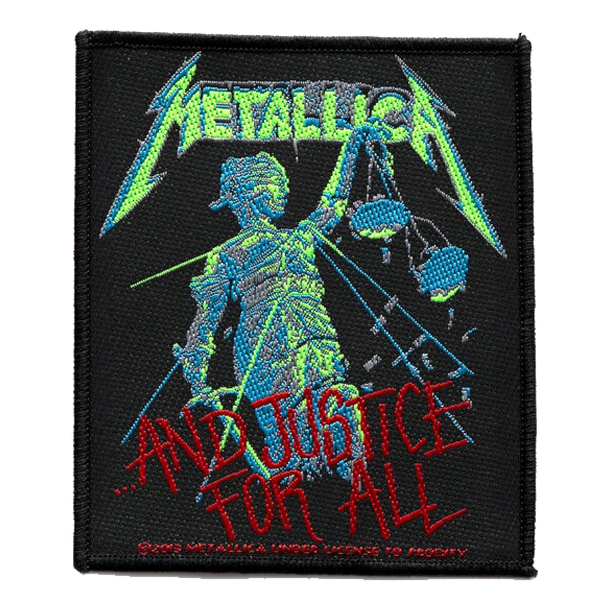 Metallica And Justice For All Official New Patch (10cm x 8cm