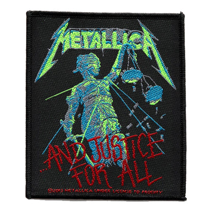 Metallica And Justice For All Official New Patch (10cm x 8cm