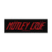 Motley Crue Band Logo Patch Hard Rock Band Heavy Metal Woven Sew On Applique
