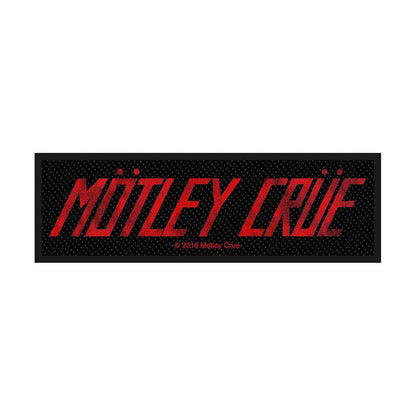 Motley Crue Band Logo Patch Hard Rock Band Heavy Metal Woven Sew On Applique