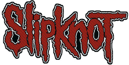 Slipknot Slipknot Logo Unisex Patch red-black, 100% polyester