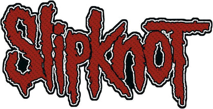 Slipknot Slipknot Logo Unisex Patch red-black, 100% polyester