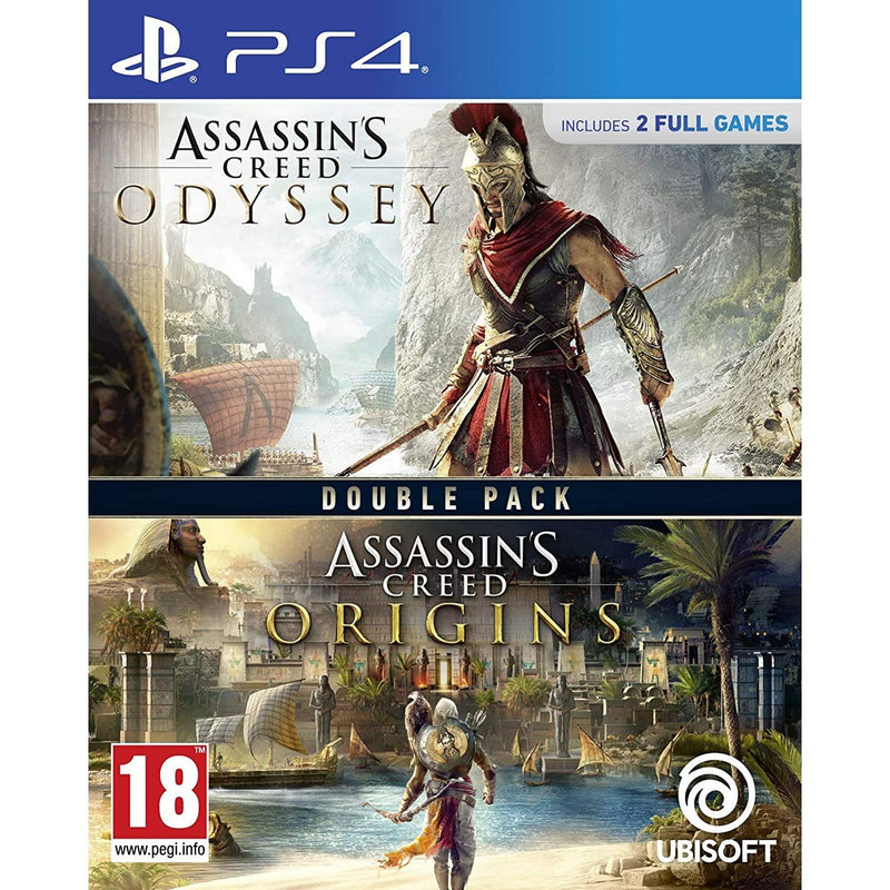 Assassin's Creed Origins + Odyssey Double Pack (PS4) PlayStation 4 Double Pack