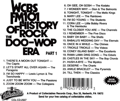 WCBS FM101.1 - History of Rock: The Doo Wop Era, Part 1
