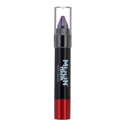 Smiffys Moon Terror Halloween Body Crayons, Purple