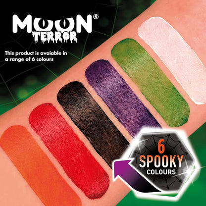 Smiffys Moon Terror Halloween Body Crayons, Purple