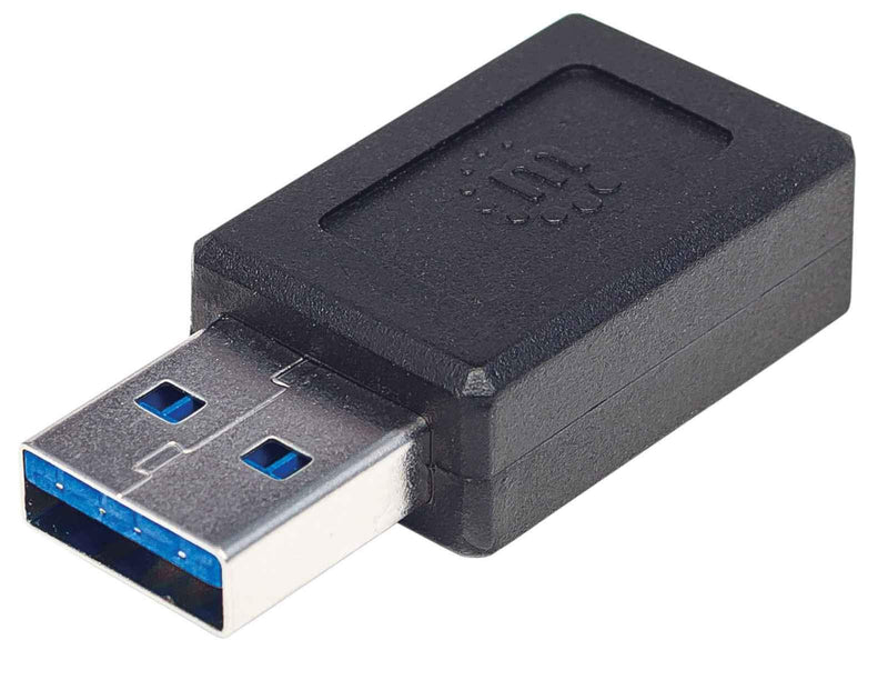 Manhattan USB-C to USB-A Adapter, Female to Male, 10 Gbps (USB 3.2 Gen2 aka USB 3.1