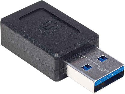Manhattan USB-C to USB-A Adapter, Female to Male, 10 Gbps (USB 3.2 Gen2 aka USB 3.1