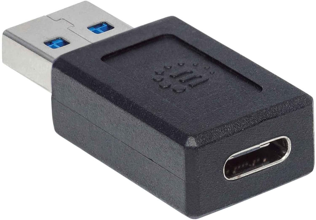 Manhattan USB-C to USB-A Adapter, Female to Male, 10 Gbps (USB 3.2 Gen2 aka USB 3.1