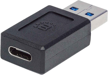 Manhattan USB-C to USB-A Adapter, Female to Male, 10 Gbps (USB 3.2 Gen2 aka USB 3.1