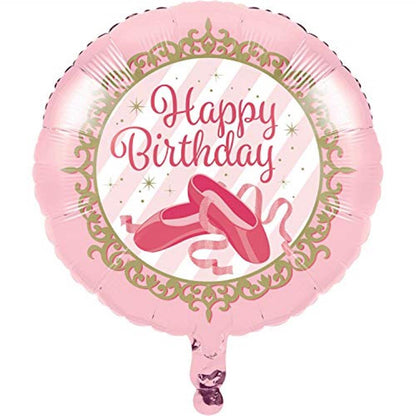 Twinkle Toes Birthday Foil Balloon I Pink I 1 Pc., 324440