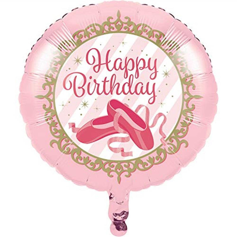 Twinkle Toes Birthday Foil Balloon I Pink I 1 Pc., 324440