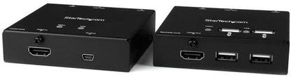 StarTech.com Extendeur HDMI sur Cat6 à 50 m avec hub USB 2.0 à 4 ports - 1080p (ST121USBHD