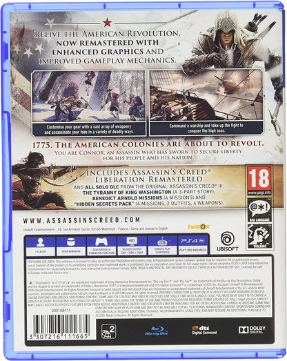 Assassin's Creed III Remastered & Liberation Remastered PS4 Single