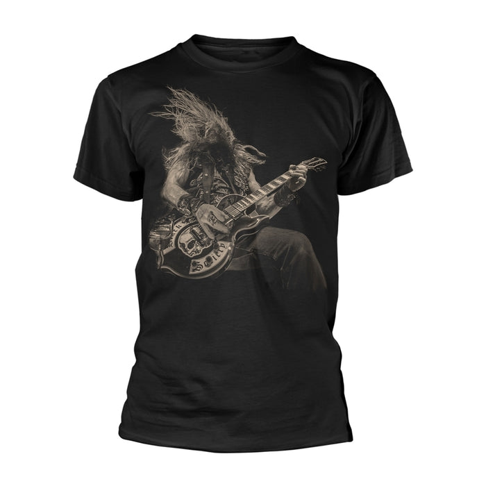 ZAKK WYLDE - Z ICON BLACK T-Shirt, Front & Back Print Small
