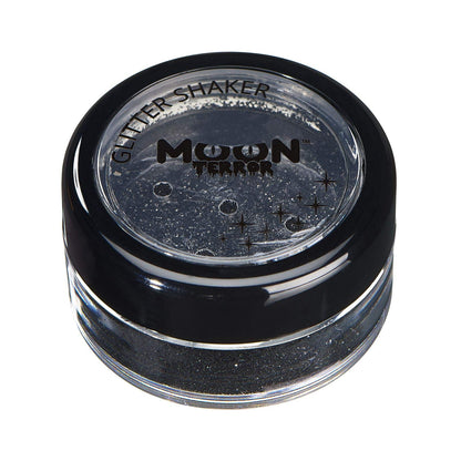 Smiffys Moon Terror Halloween Glitter Shakers, Black