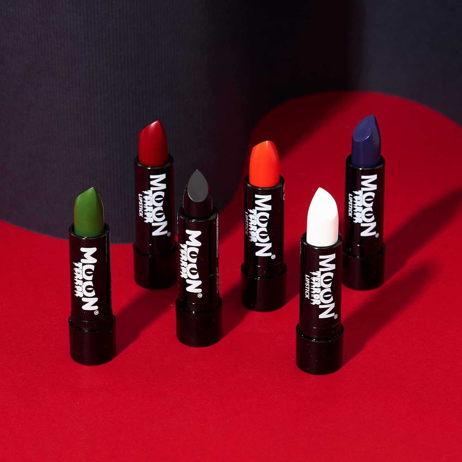 Smiffys Moon Terror Halloween Lipstick, Orange