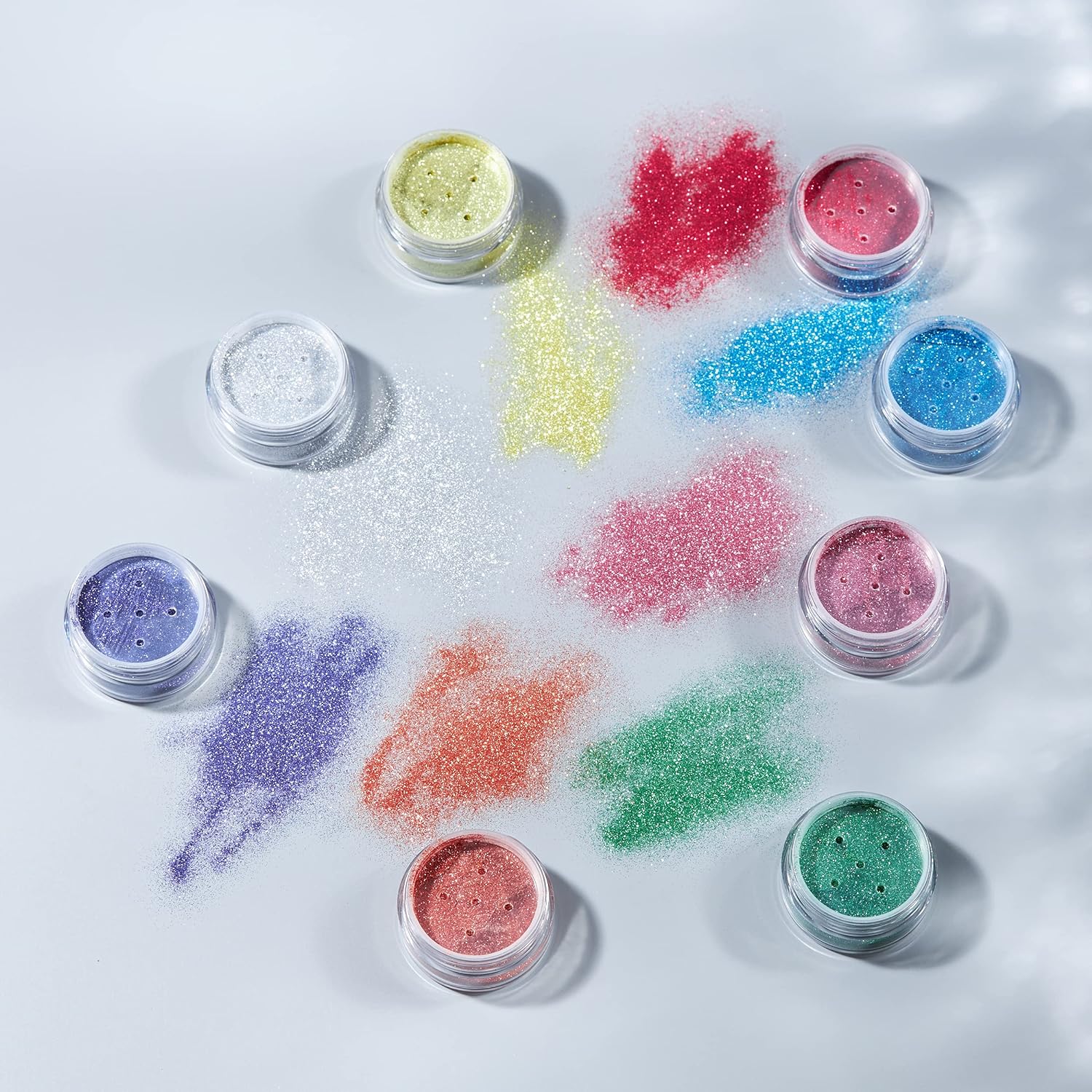 Smiffys Moon Glitter Classic Ultrafine Glitter Dust, Green