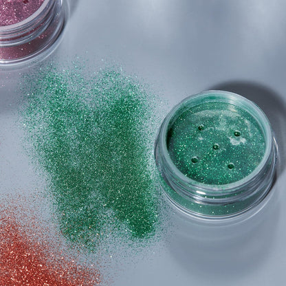 Smiffys Moon Glitter Classic Ultrafine Glitter Dust, Green