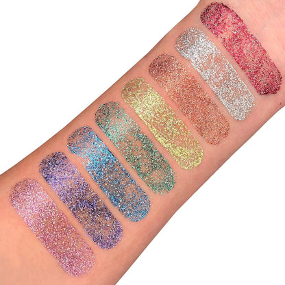Smiffys Moon Glitter Holographic Body Crayons, Purple