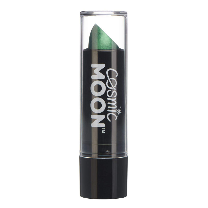 Smiffys Cosmic Moon Metallic Lipstick, Green