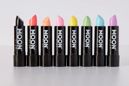 Smiffys Moon Glow Pastel Neon UV Lipstick, Pastel Green
