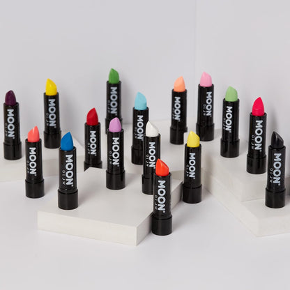 Smiffys Moon Glow Pastel Neon UV Lipstick, Pastel Green