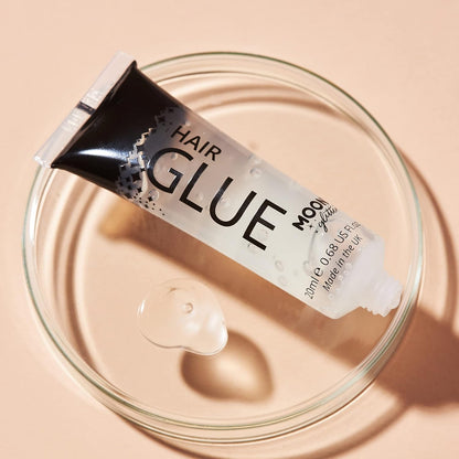 Smiffys Moon Glitter Hair Glue, Clear
