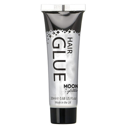 Smiffys Moon Glitter Hair Glue, Clear