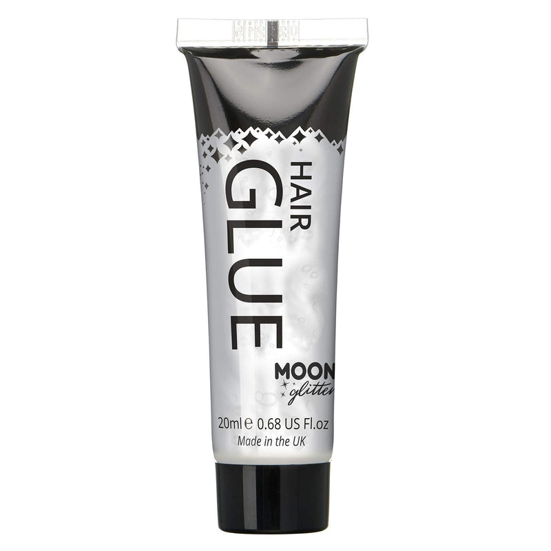 Smiffys Moon Glitter Hair Glue, Clear