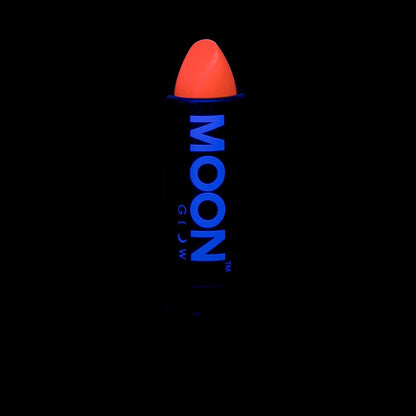 Smiffys Moon Glow Pastel Neon UV Lipstick, Pastel Orange