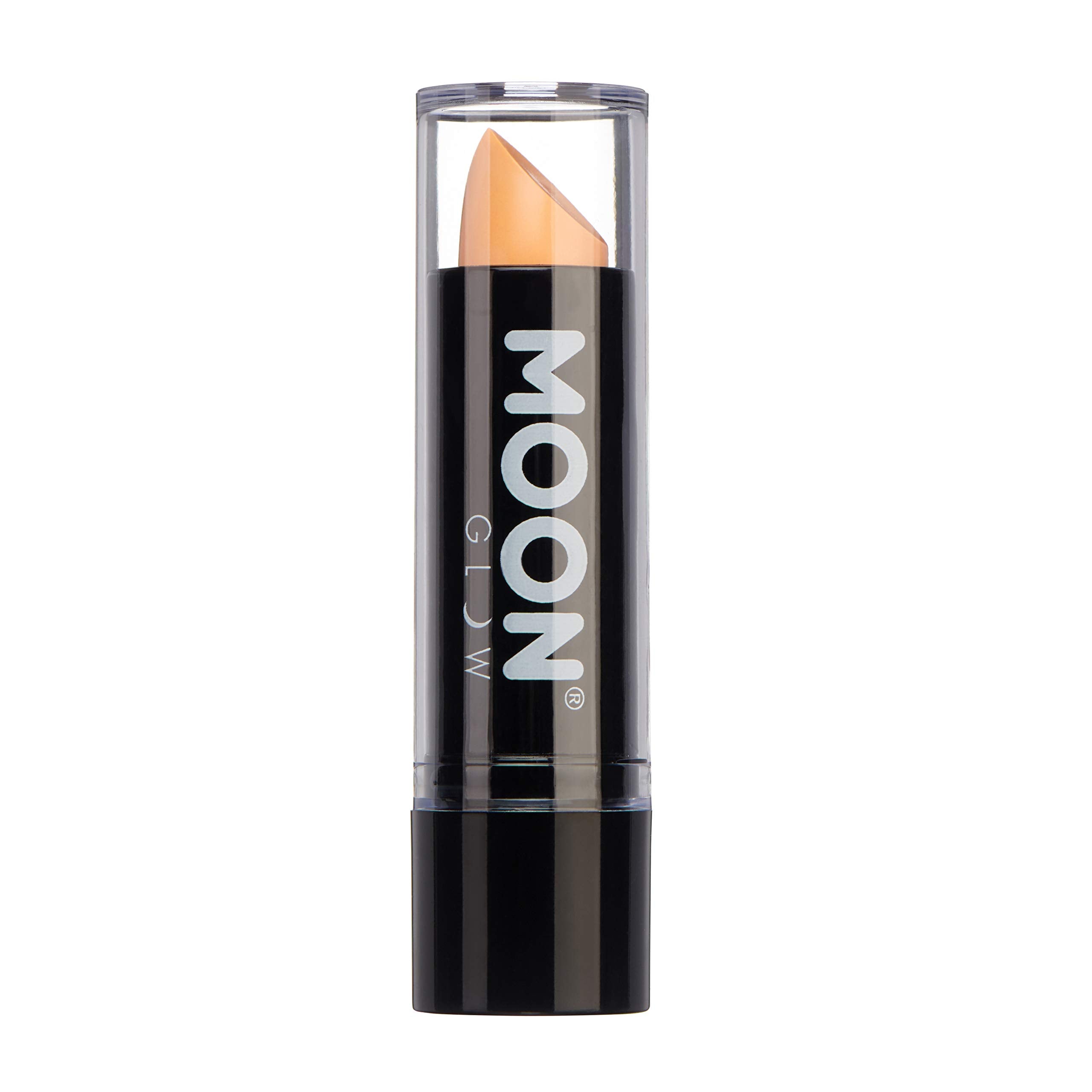 Smiffys Moon Glow Pastel Neon UV Lipstick, Pastel Orange