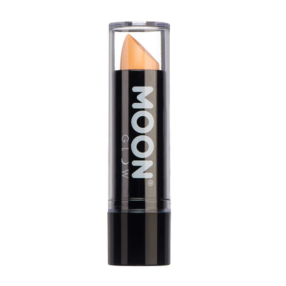 Smiffys Moon Glow Pastel Neon UV Lipstick, Pastel Orange