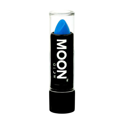 Smiffys Moon Glow Pastel Neon UV Lipstick, Pastel Blue