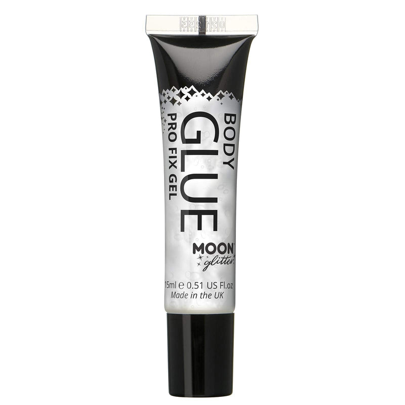 Smiffys Moon Glitter Pro Fix Gel / Body Glue, Clear