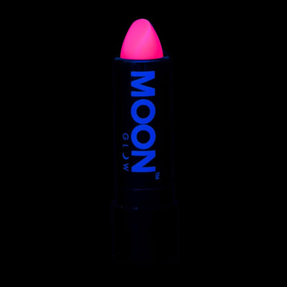 Smiffys Moon Glow Pastel Neon UV Lipstick, Pastel Pink