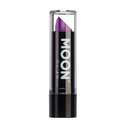 Smiffys Moon Glow Intense Neon UV Lipstick, Intense Purple