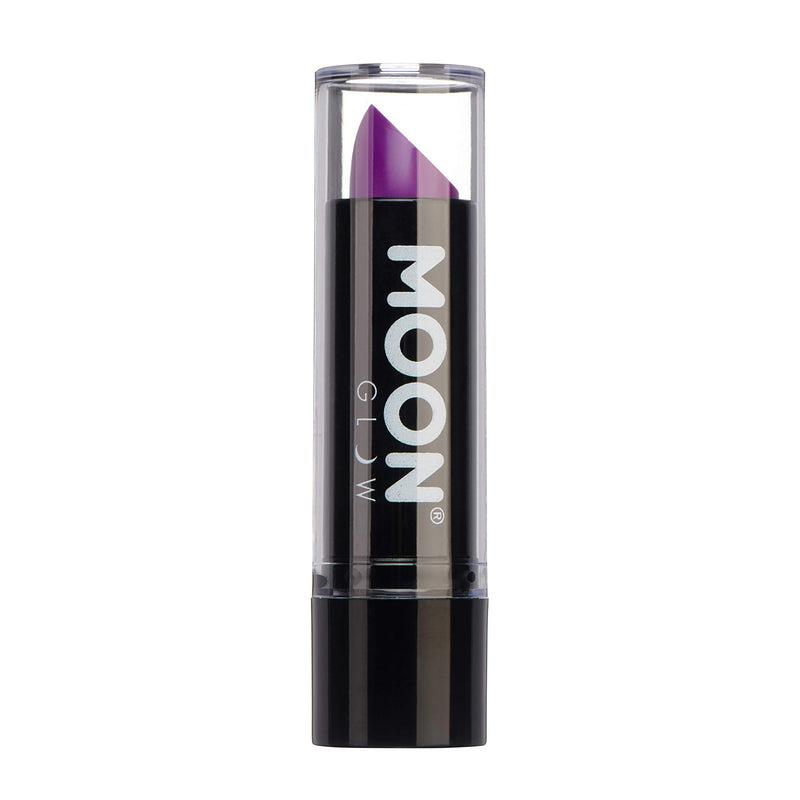Smiffys Moon Glow Intense Neon UV Lipstick, Intense Purple
