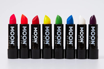 Smiffys Moon Glow Intense Neon UV Lipstick, Intense Purple