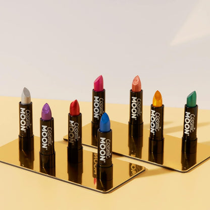 Smiffys Cosmic Moon Metallic Lipstick, Gold